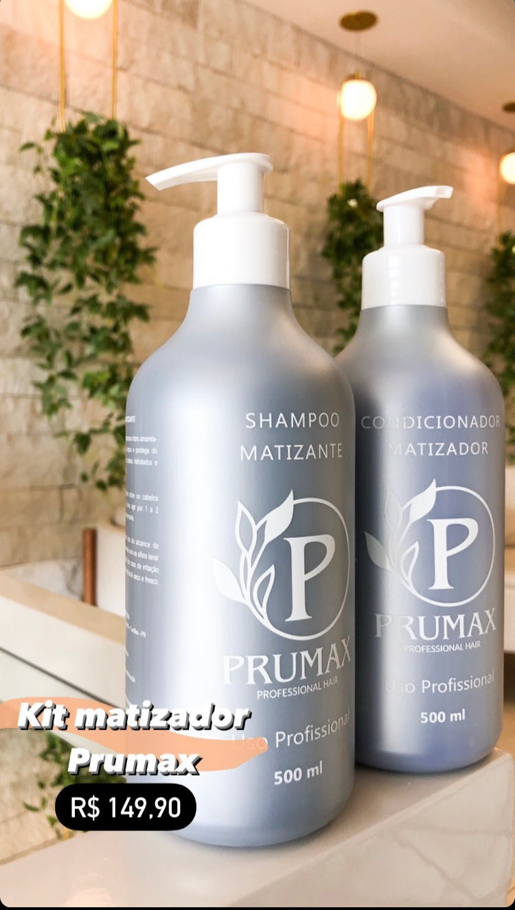 Kit Shampoo e condicionador Matizador Prumax